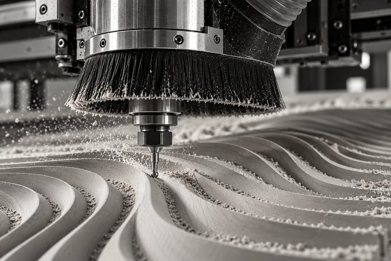 CNC обработка на компоненти за параметрични повърхности — работилница Sinteza